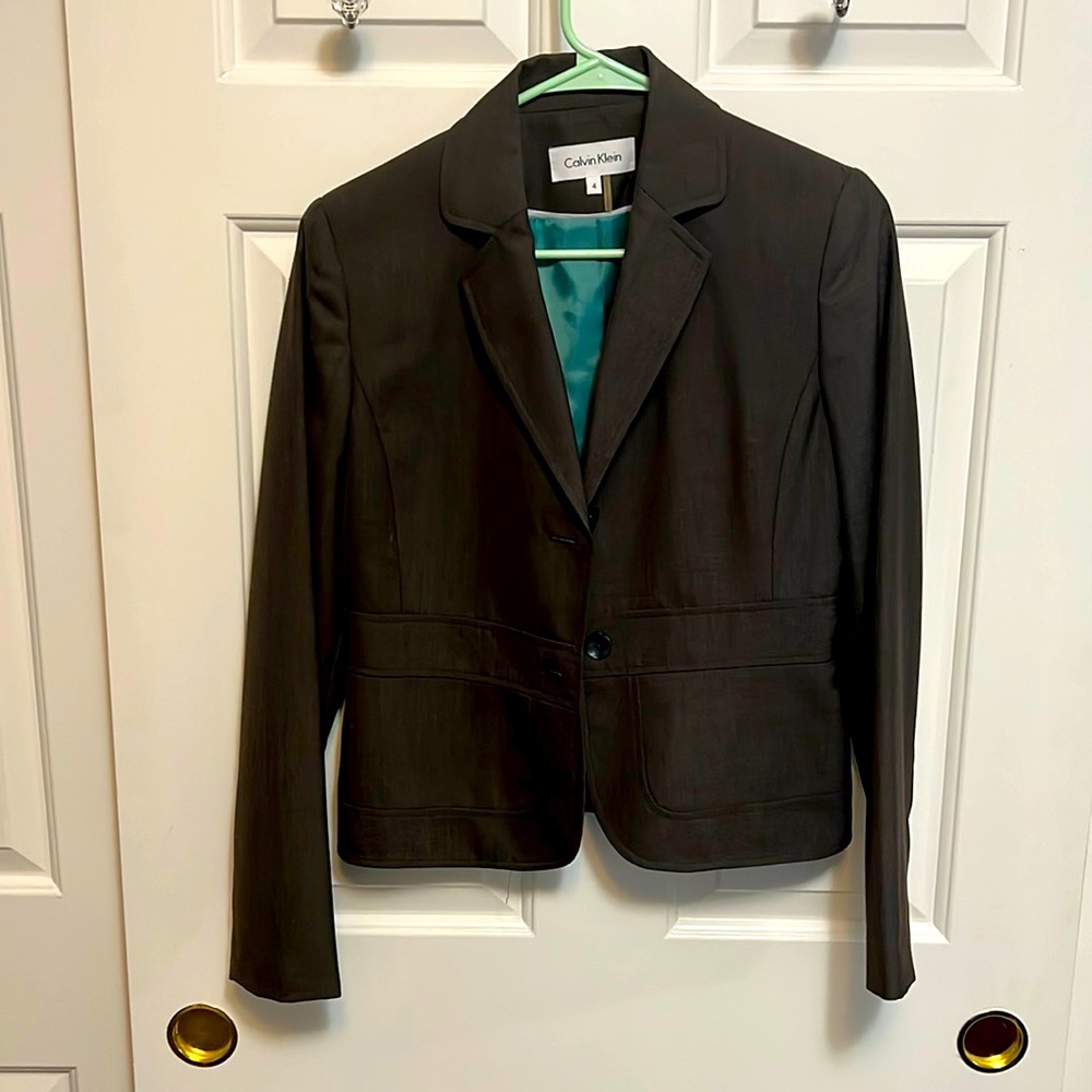Grey Calvin Klein blazer